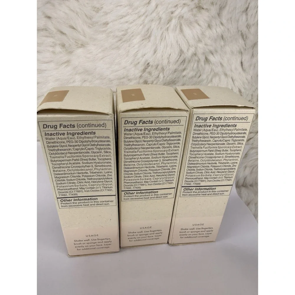 Lot of 3 Lauren Conrad The Liquid Foundation‎ SPF 15 New Sealed Shades 6.0 & 7.0